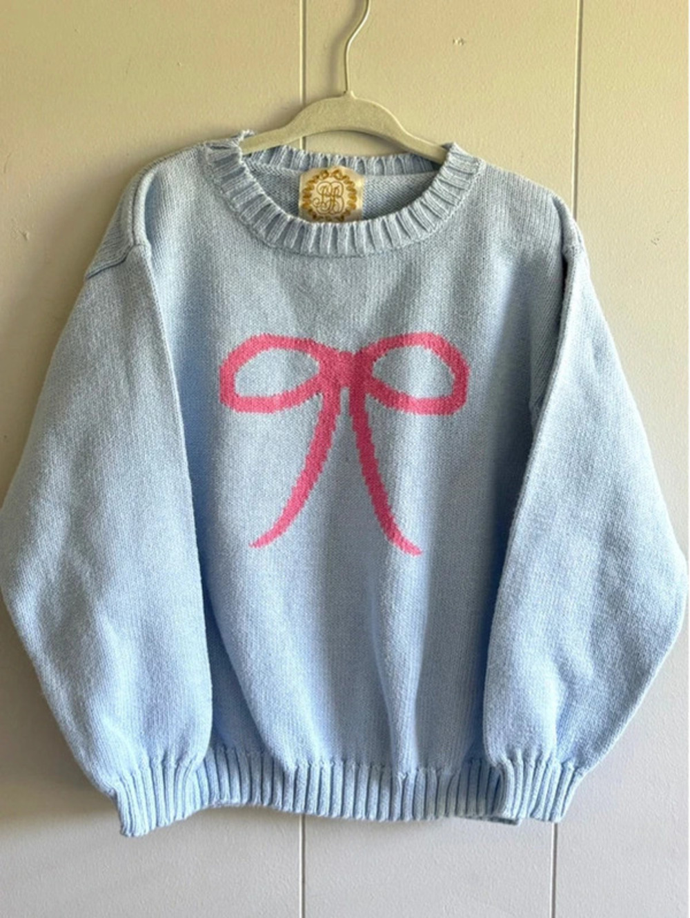 Size 7 The Beaufort Bonnet Co Bow Sweater